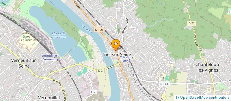 localisation de l'entreprise AROZIZ MARKET à TRIEL-SUR-SEINE