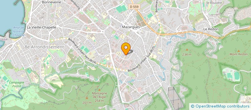 localisation de l'entreprise ARP 148 à MARSEILLE