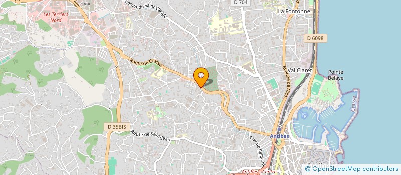 localisation de l'entreprise ARP  ANTIBES