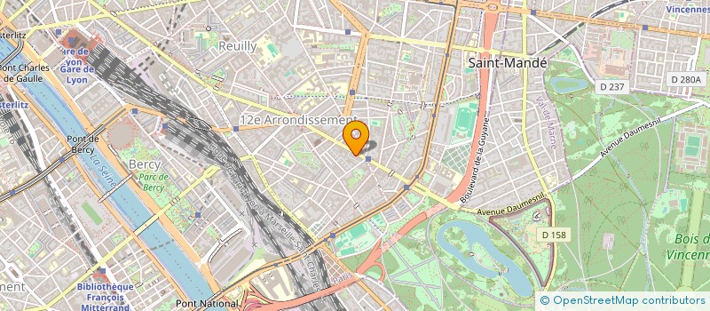 localisation de l'entreprise ARP  PARIS