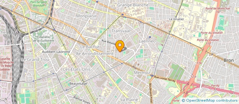 localisation de l'entreprise ARP  LYON