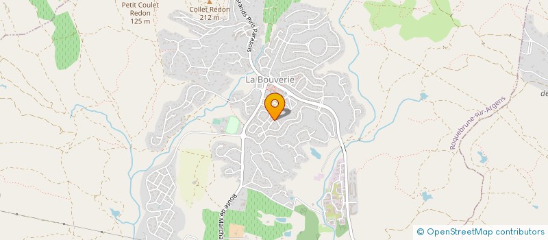 localisation de l'entreprise ARP  ROQUEBRUNE-SUR-ARGENS