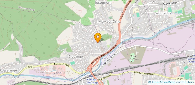 localisation de l'entreprise ARP  CLOUANGE