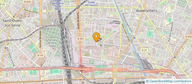 localisation de l'entreprise ARP  SAINT-DENIS