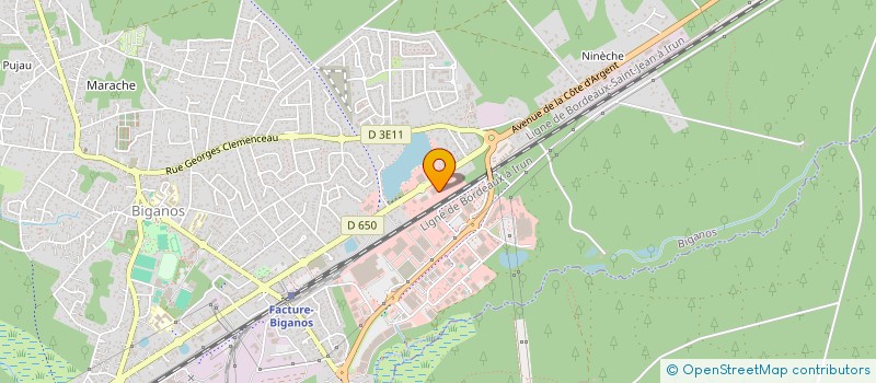 localisation de l'entreprise ARP BIGANOS  BIGANOS