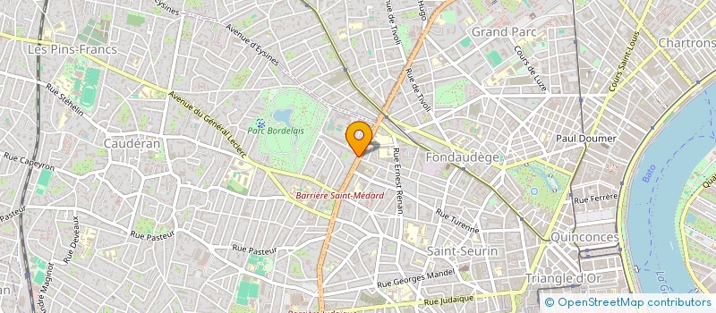 localisation de l'entreprise ARP CONSEIL à BORDEAUX