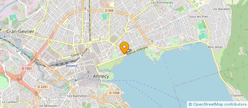 localisation de l'entreprise ARP HOLDING à ANNECY