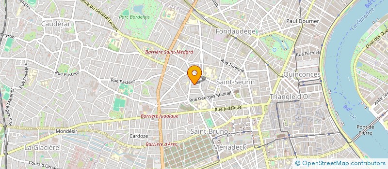 localisation de l'entreprise ARP INSERTION à BORDEAUX