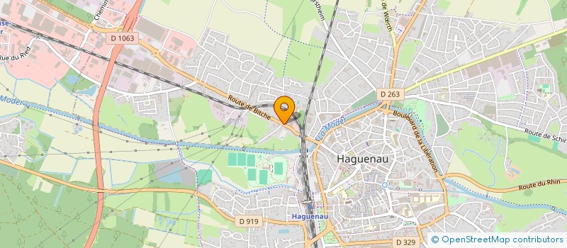 localisation de l'entreprise ARP INTERIM à HAGUENAU