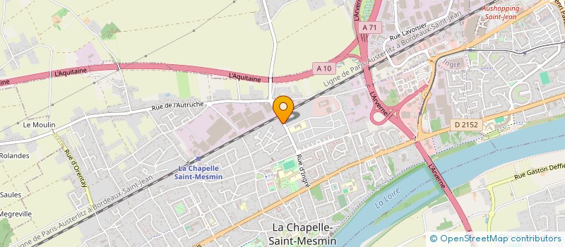localisation de l'entreprise ARP SERVICES à LA CHAPELLE-SAINT-MESMIN