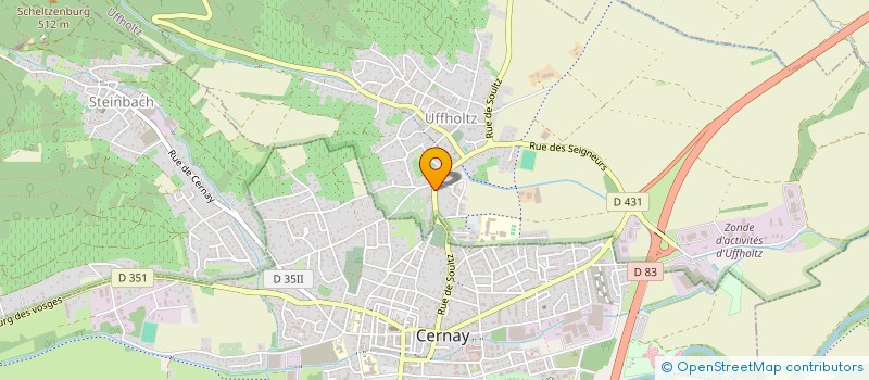 localisation de l'entreprise ARP SPORTS  UFFHOLTZ