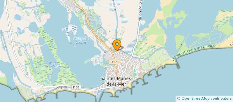 localisation de l'entreprise ARPA  SAINTES-MARIES-DE-LA-MER