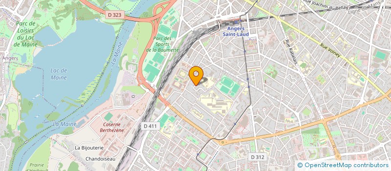 localisation de l'entreprise ARPA-PRODUCTION ANGERS à ANGERS