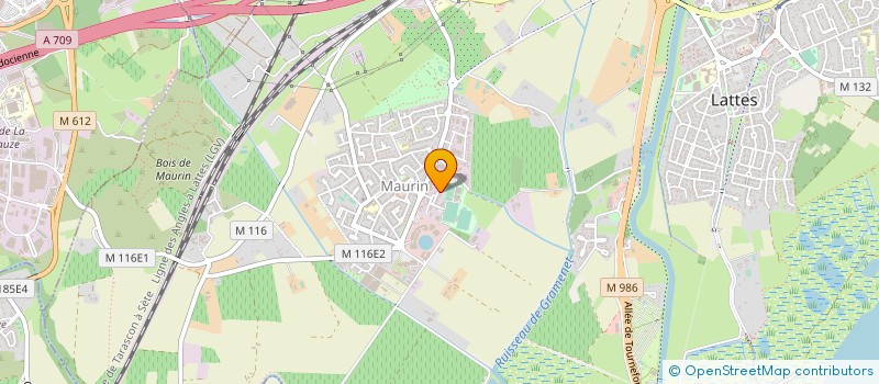 localisation de l'entreprise ARPA3 TRAFIC à LATTES