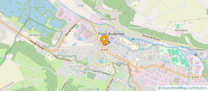 localisation de l'entreprise ARPAAN  PONT-AUDEMER