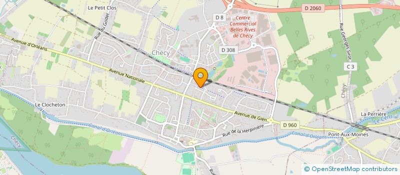 localisation de l'entreprise ARPACK EMBALLAGE à CHECY