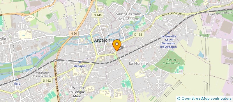 localisation de l'entreprise ARPACOS à ARPAJON