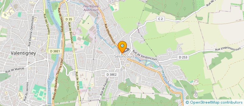 localisation de l'entreprise ARPAD  SELONCOURT