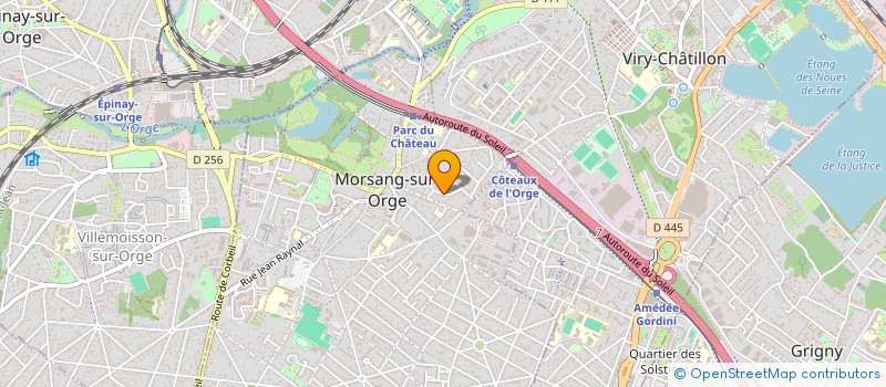 localisation de l'entreprise ARPAD IMMO à MORSANG-SUR-ORGE