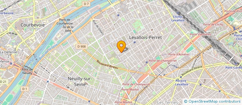 localisation de l'entreprise ARPADE à LEVALLOIS-PERRET