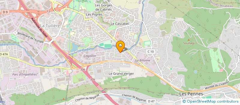 localisation de l'entreprise ARPADIQUE à LES PENNES MIRABEAU