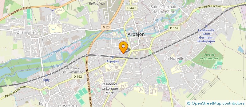 localisation de l'entreprise ARPAJON ARISTIDE AND CO  ARPAJON