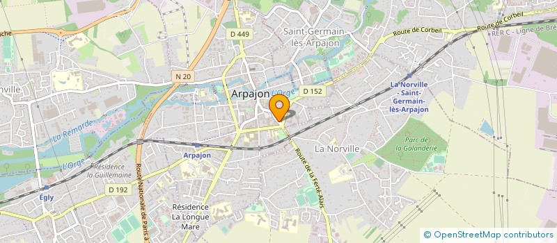 localisation de l'entreprise ARPAJON SUSHI BE à ARPAJON