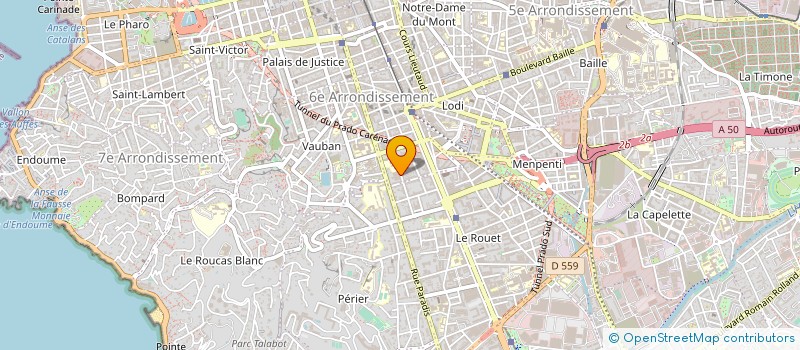 localisation de l'entreprise ARPAM 13 à MARSEILLE