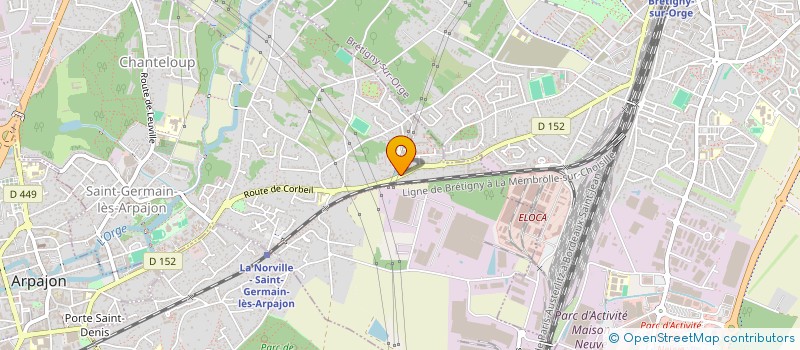 localisation de l'entreprise ARPAMARKET  SAINT-GERMAIN-LES-ARPAJON