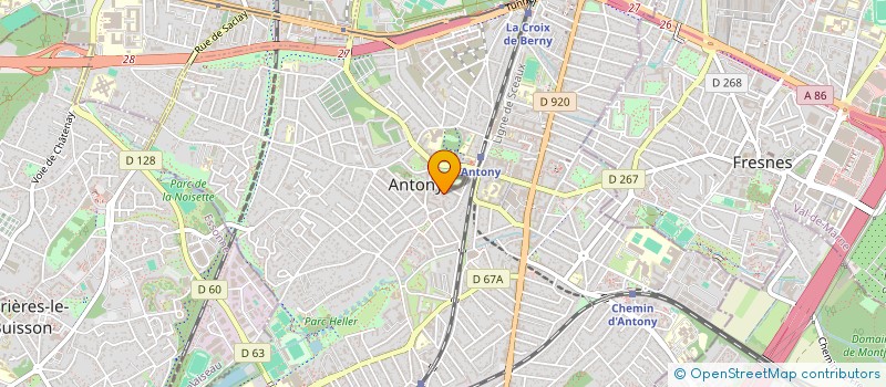 localisation de l'entreprise ARPAN à ANTONY
