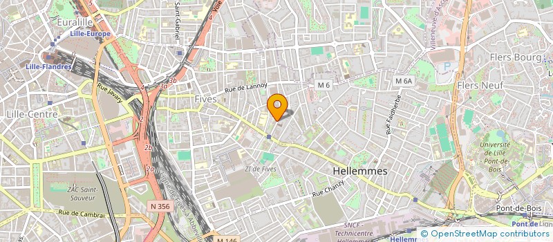 localisation de l'entreprise ARPAN ELEC à LILLE