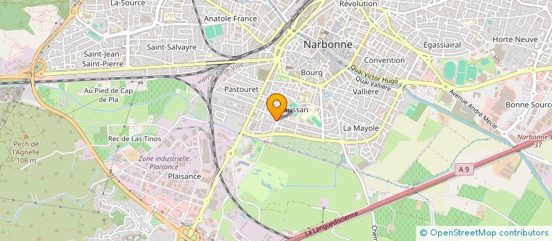 localisation de l'entreprise ARPASYS GROUPE  NARBONNE