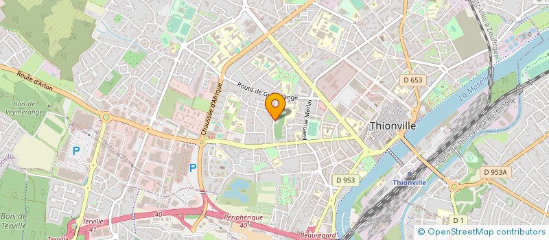 localisation de l'entreprise ARPAU à THIONVILLE