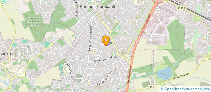 localisation de l'entreprise ARPAV à PONTAULT-COMBAULT