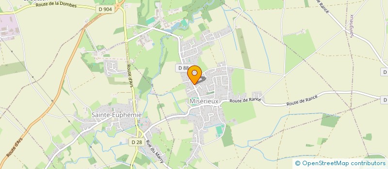 localisation de l'entreprise ARPC  MISERIEUX