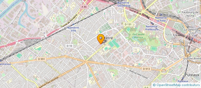 localisation de l'entreprise ARPEC SERVICES  NANTERRE