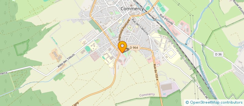 localisation de l'entreprise ARPECY à COMMERCY