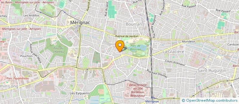 localisation de l'entreprise ARPEEGEE  MERIGNAC