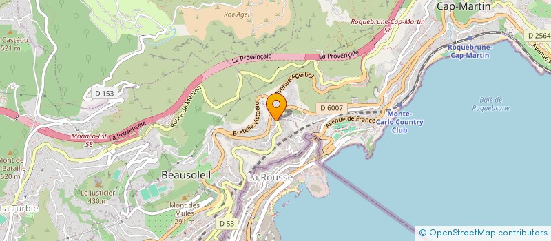 localisation de l'entreprise ARPEGE  BEAUSOLEIL