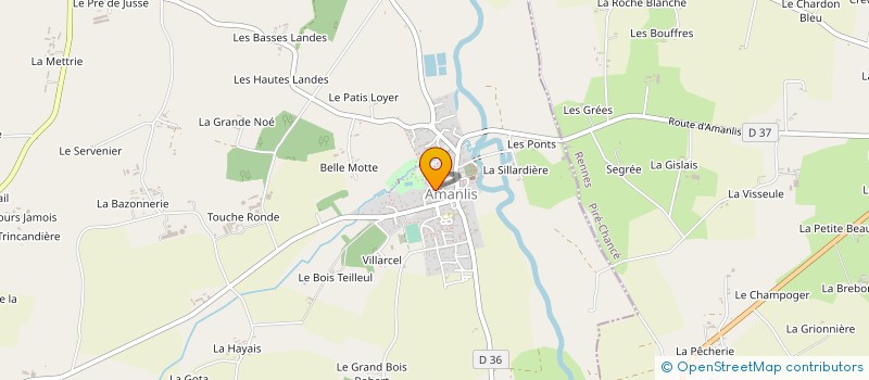 localisation de l'entreprise ARPEGE à JANZE