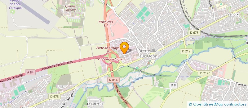 localisation de l'entreprise ARPEGE à BRETTEVILLE-SUR-ODON