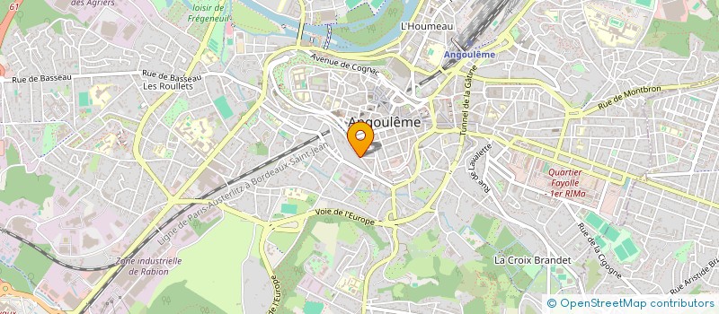 localisation de l'entreprise ARPEGE à ANGOULEME