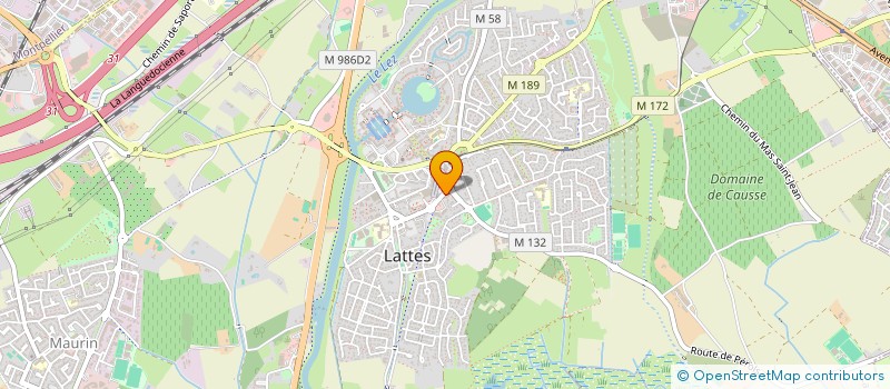 localisation de l'entreprise ARPEGE à LATTES