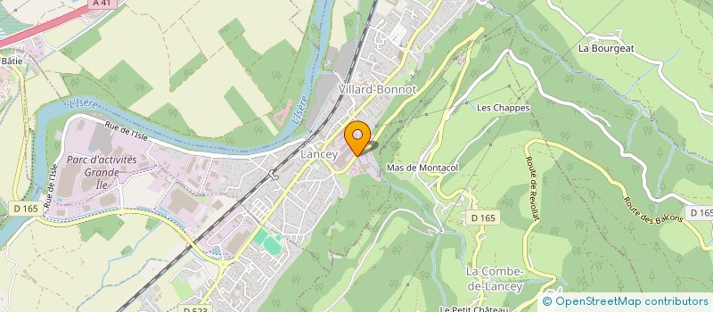 localisation de l'entreprise ARPEGE  VILLARD-BONNOT