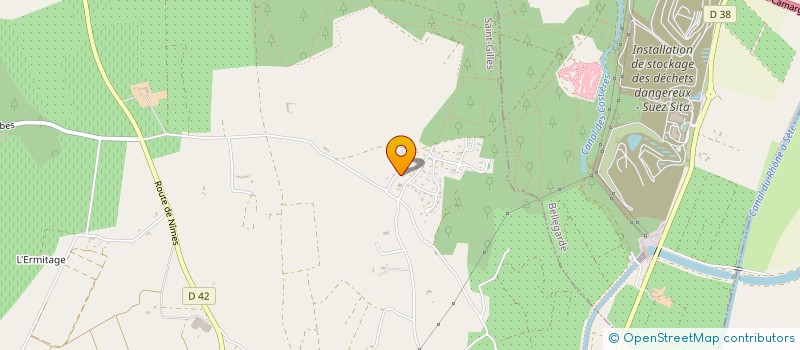 localisation de l'entreprise ARPEGE  SAINT-GILLES