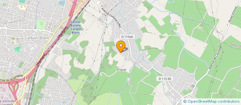 localisation de l'entreprise ARPEGE à SAINTE EULALIE