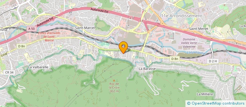 localisation de l'entreprise ARPEGE AMBULANCES à MARSEILLE