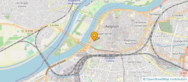 localisation de l'entreprise ARPEGE ARCHITECTURE à AVIGNON