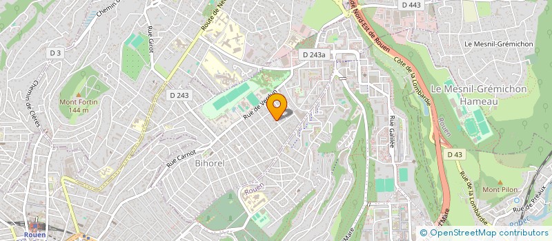 localisation de l'entreprise ARPEGE EVENEMENTIEL  BIHOREL