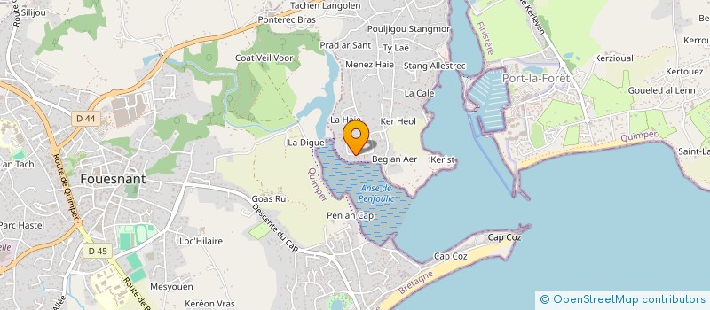 localisation de l'entreprise ARPEGE PROMOTION à LA FORET-FOUESNANT